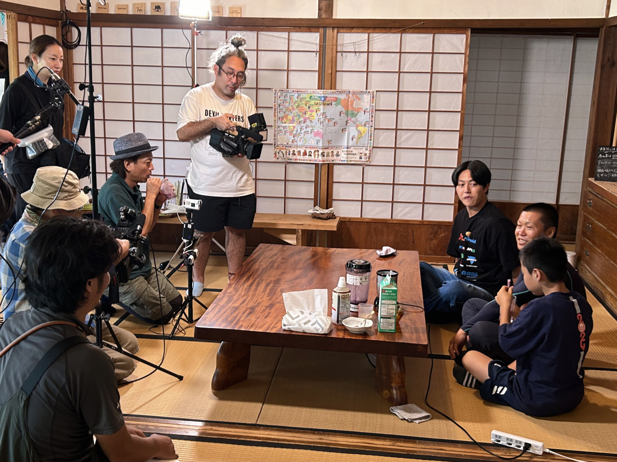 テレビロケ写真